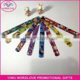 Heat Transfer Full Color Printing PVC Slap Wrap Band Wide Wristbands thumbnail-1