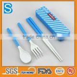 Customize Logo and Color Portable Folding Travel Cutlery Set thumbnail-2