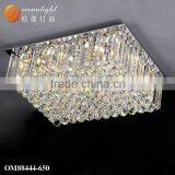 Crystal Ceiling Lamp Best K9 Crystal Iron Base Material Chrome Finshed Chandelier Ceiling Lamp for Bedroom Deco OM88444 thumbnail-2