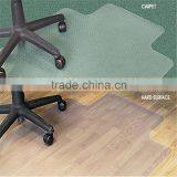Smooth Clear Studded Chair Mat For Thick Carpet , Office Floor Protection Mats thumbnail-2