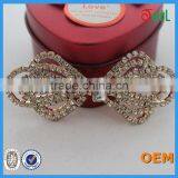 High Quality Copper Metal Pair Rhinestone Buckle For Wedding Invitation thumbnail-4
