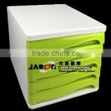 Green plastic box for put office file with plastic production