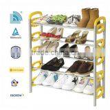 Simple Design Easy to Assemble Clear Plastic Shoe Rack thumbnail-1