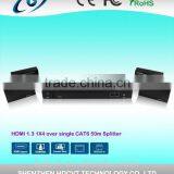 Good Quality HDMI 1 x 4 Over Single CAT6 50m Splitter thumbnail-1