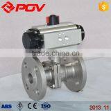 Single Acting Ss316 Flange Pneumatic Ball Valve With Positioner thumbnail-5