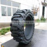 Top Quality 10-16.5 12-16.5 Solid Bobcat Skidsteer Tires With Rims thumbnail-3