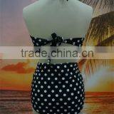 No MOQ Sexy Mature High Waist Halter Women Bikini thumbnail-4