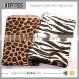 Leopard Print Design Brown Heart Gift Paper Bag thumbnail-2