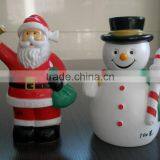 Customize Blow Molding Plastic Christmas Cute Plastic Christmas Man Snow Man for Sale thumbnail-1