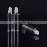 Wholesale 10ml Empty Clear Roll on Glass Bottle for Cosmetic Perfume Packaging thumbnail-5