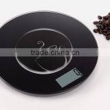Round Digital Diet Kitchen Scale LCD Display 5kg/1g thumbnail-3