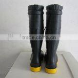 Black Warm Winter PVC Rain Boots With Steel Toe for Farming and Industry thumbnail-4