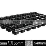 Deep Black Plastic Seedling Tray Seed Germination Tray Nursery Plug Trays thumbnail-6
