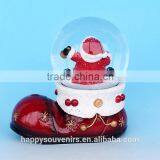 High Quality Resin Shoe Shape Chrismas Snow Globe For Wholesales thumbnail-4