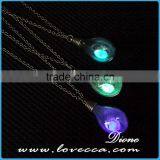Newest Design Bulb Glowing Pendant Necklace , Glass Jewelry Glow in the Dark thumbnail-5