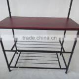 RH-4825 ENTRY WAY Hall Tree Bench Furniture Hook Hanger ORGANIZER Standing Coat Shoe Clothes Rack thumbnail-5