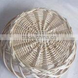 Sets Decorative Disposable Wicker Round Basket Tray thumbnail-4