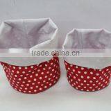 6" Indoor Decorative Fabric Flower Bag thumbnail-2