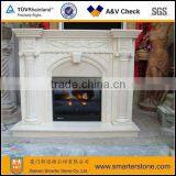 Crema Marfil Stone Mantel thumbnail-1
