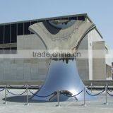 Outdoor Garden Sculpture Anish Kapoor Mirror Polished Stainless Steel Sculpture thumbnail-3