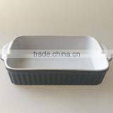 Ceramic Colorful Nice Oven Oblong Baking Tray thumbnail-1