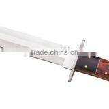 Camping Stainless Steel Blade Wood Handle Hunting Knife thumbnail-1
