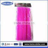 High Quality Bar Accessories Bright Rose Red Long Price for Hard Plastic Drinking Straw thumbnail-1