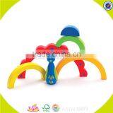 Wholesale Hot Wooden Stacking Puzzle Blocks Toy Colorful Wooden Stacking Puzzle Blocks Toy W13A017 thumbnail-6