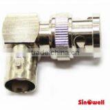CCTV Camera Solderless Coaxial L Type Bnc Male Connector thumbnail-5