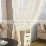 European Style Window Screening Sheer White Flocked Tulle Curtain for Bedroom Sitting Room thumbnail-4