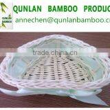 Lightweight High Quality Oval Bamboo Basket With Heart Shape thumbnail-1