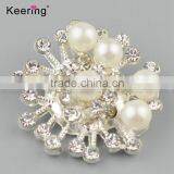 Keering-made Vogue Custom Pearl Rhinestone Buttons for Garments WBK-1475 thumbnail-1