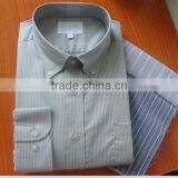 Men's Stripes Dress Shirts Buttons Down Collar Shirts Man Shirts thumbnail-1