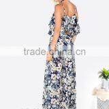 Summer Fashion Boho Clothing Latest Floral Print Skirt Blouse for Ladies thumbnail-3