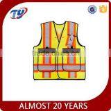 2017 High-vis EN471 Yellow Safety Vest Ansi Security Vest thumbnail-1