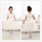 Spring Handmade High Quality Fashinable Baby Girl Wedding Party Dress Flower Dress Girl Party Dress With Floral Ornament thumbnail-2