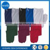 100% Cotton French Terry Jogger Pants, Mens Basic Closed Bottom Sweatpants thumbnail-1