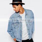 Cowboy Style Fashion Men's Jeans Jacket Causal Wear thumbnail-1