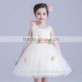 Summer Sleeveless Dresses for Girls 11 Year Pink Yellow White Floral Children's Night Dress thumbnail-1