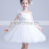 2017 White Rose Tulle Dress Women Kids Sequin Two Spaghetti Strap Dresses thumbnail-3
