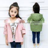 Zm40657b Spring Children Batwing Sleeve Clothes China Cotton Wind Coat Jacket thumbnail-1