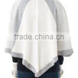 Knitted Excellent Cashmere Wool Poncho thumbnail-3