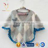 Knitted Wool Poncho for Kids,Baby Poncho,Kids Poncho thumbnail-4