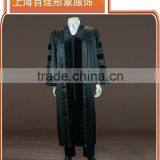 Customized Graduation Gown High Quality Black Gown thumbnail-1
