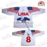 Goalie Cut High Quality Custom Sublimated Ice Hockey Jersey Wholesale From China thumbnail-2