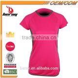 Custom Women Dri Fit T-shirt Design,logo Customized Hight Quality Gym Tee Shirt thumbnail-1