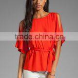 Waist Tie Accent Top for Lady thumbnail-1