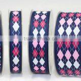 Hi-ana Ribbon 193 Lattice Printed Ribbon Princess Grosgrain Ribbon Printed Grosgrain Ribbon thumbnail-1