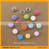 Fashion Colorful Baby Clothing Stainless Steel Ring Snap Button thumbnail-1