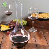 Hot Selling High Quality Handmade Mouth Blown Long Neck 47.25 Oz./1300ml Wine Glass Decanter thumbnail-1